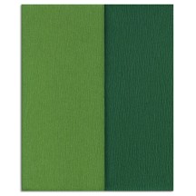 Gloria Doublette Double Sided Crepe Paper from Germany ~ Fern and Grass Green